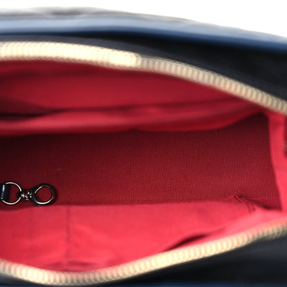 Chanel Aged Calfskin Quilted Medium Gabrielle Hobo Navy Black 4 of 12