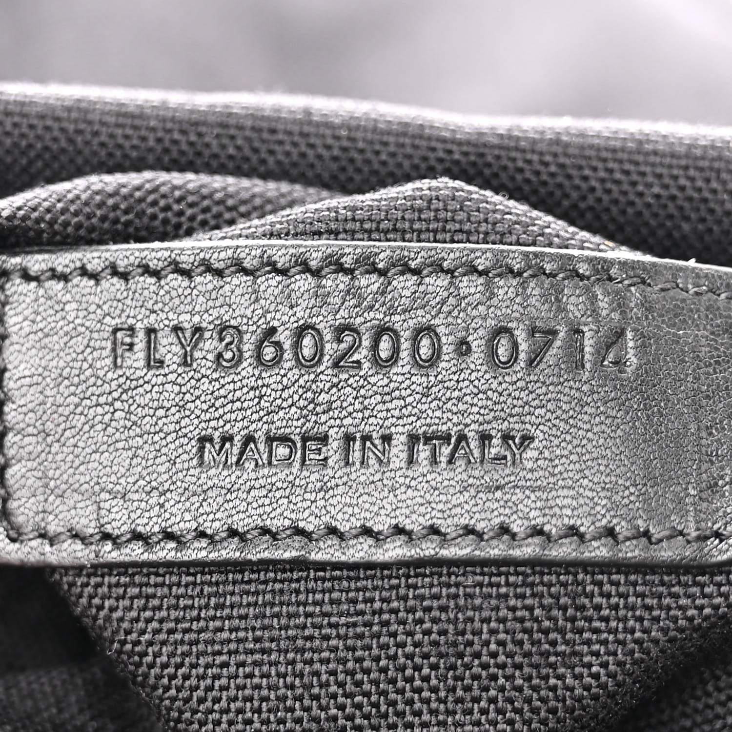 Saint Laurent Canvas Shearling Tiger Print Backpack Black 7 of 12