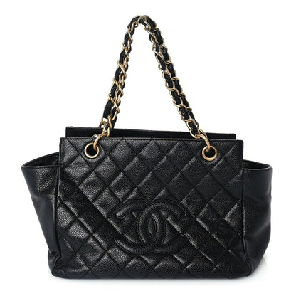 Chanel Caviar Quilted Petit Timeless Tote PTT Black 1 of 9