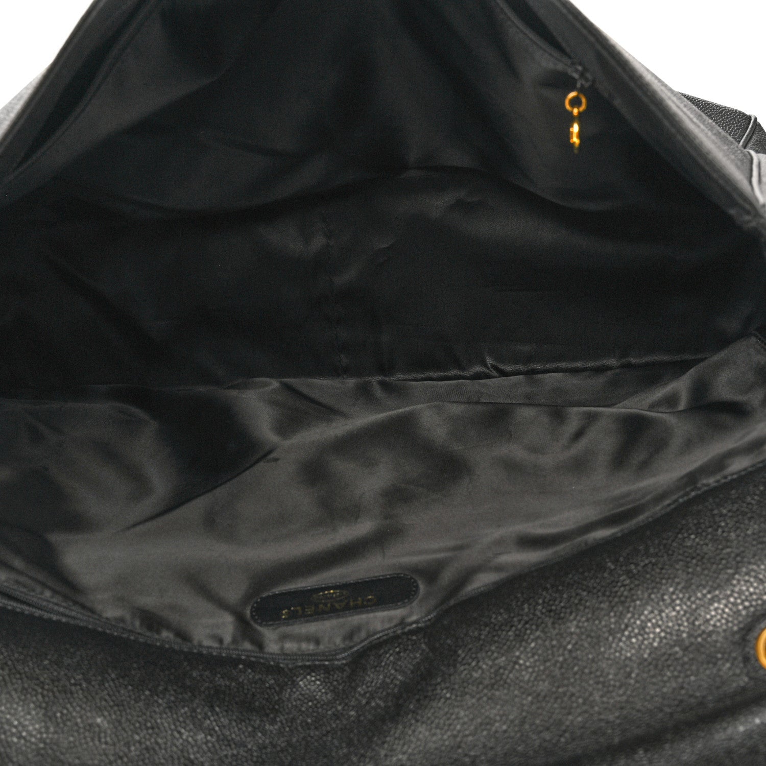 Chanel Caviar Flap XL Shoulder Bag Black 4 of 10
