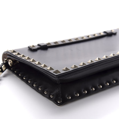 Valentino Garavani Nappa Rockstud Wristlet Clutch Black 7 of 8