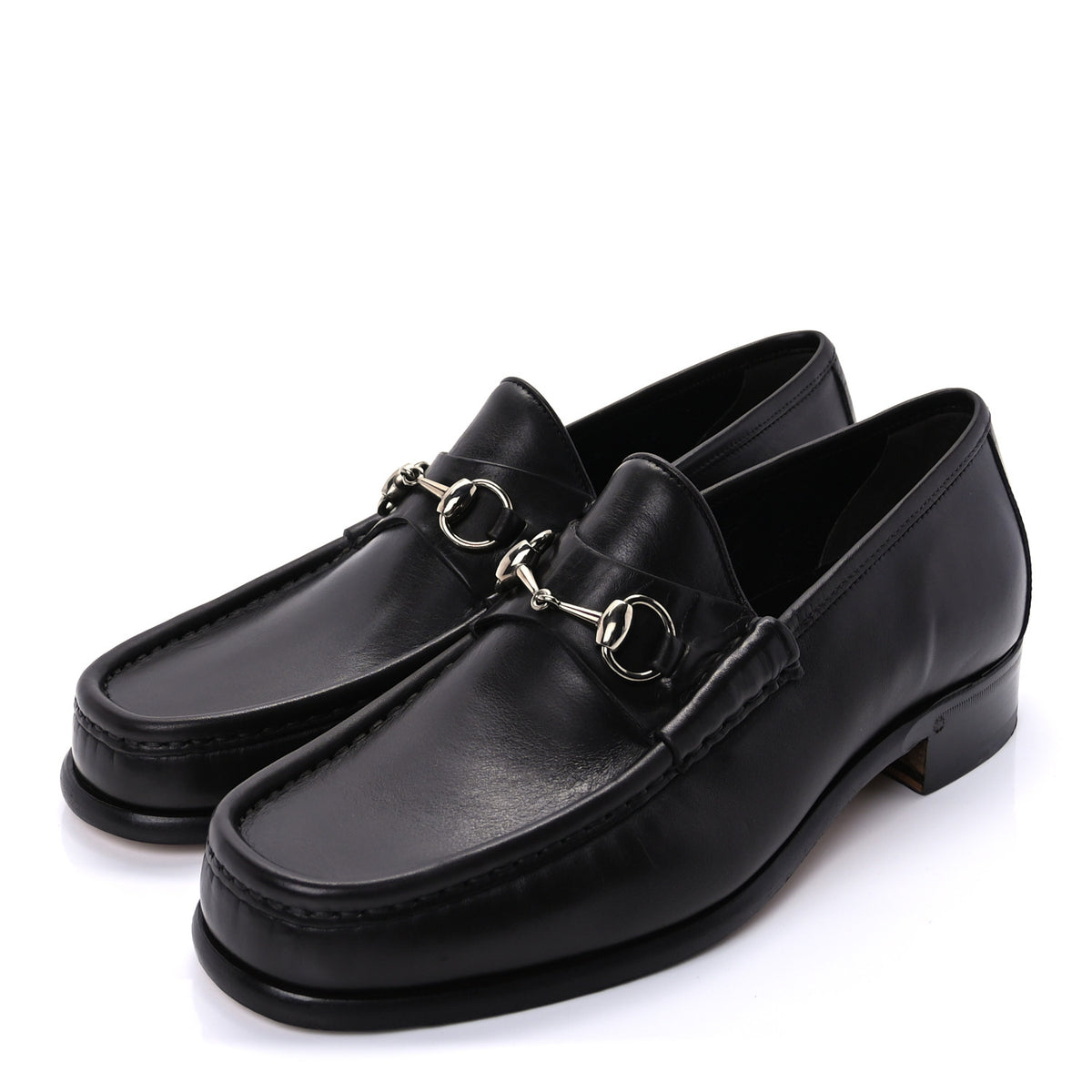 Gucci Calfskin Mens 1953 Horsebit Loafers 9.5 Brown 3 of 10