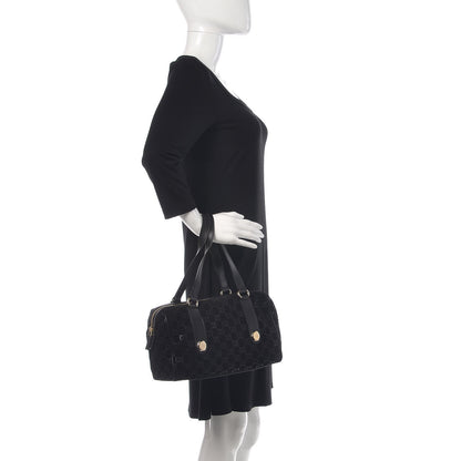 Gucci Guccissima Suede Charmy Boston Black 2 of 11