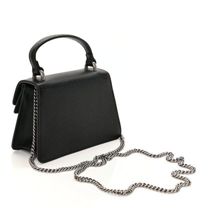 Gucci Dollar Calfskin Crystal Mini Dionysus Top Handle Bag Black Crystal 2 of 8