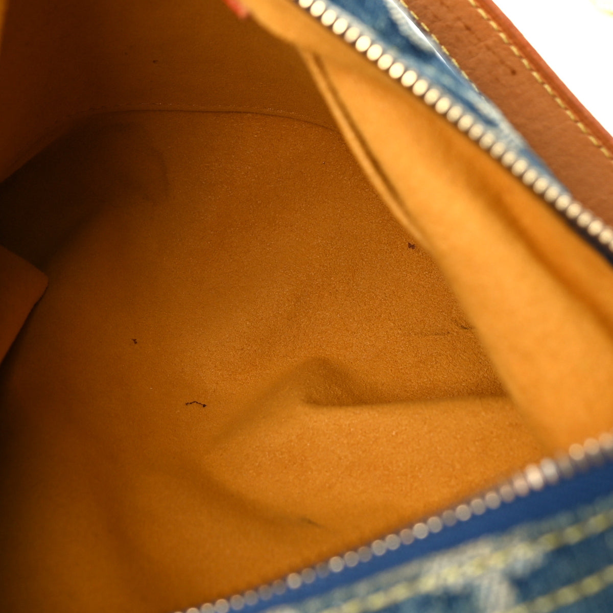 Monogram Denim Baggy PM  Blue