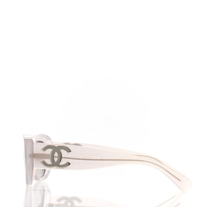 Chanel Acetate Rectangle Sunglasses 5493 Grey 3 of 8