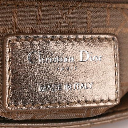Christian Dior Metallic Lambskin Cannage Mini Lady Dior Gold 6 of 10
