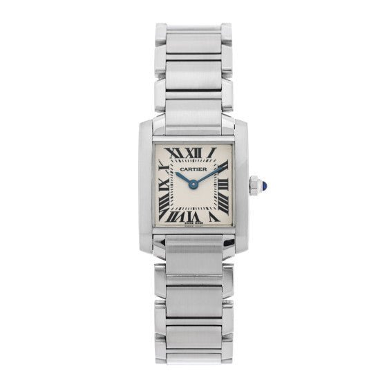 Cartier Stainless Steel 20mm Tank Francaise Quartz Watch 1 of 1