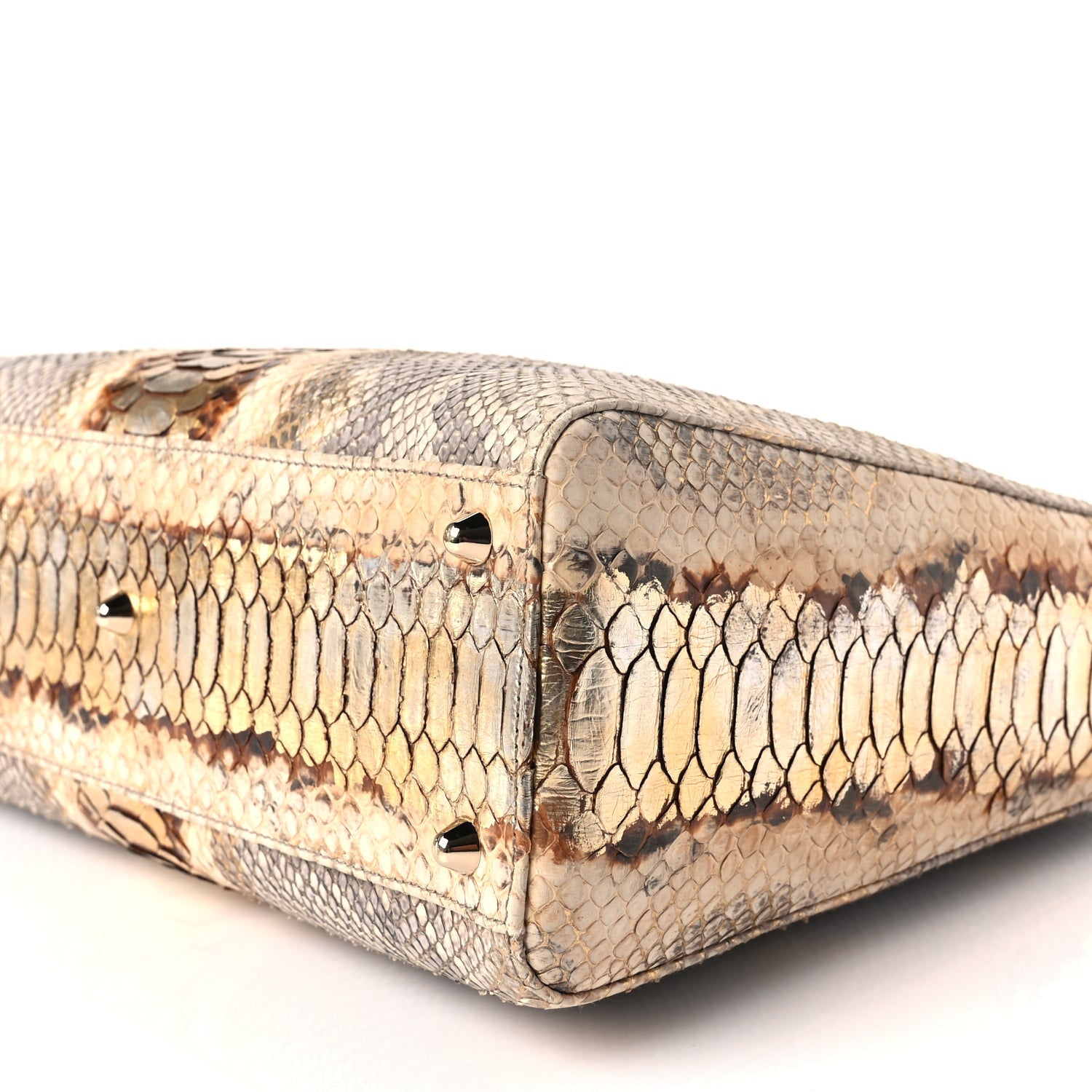 Christian Dior Snakeskin Large Lady Dior Beige 8 of 8