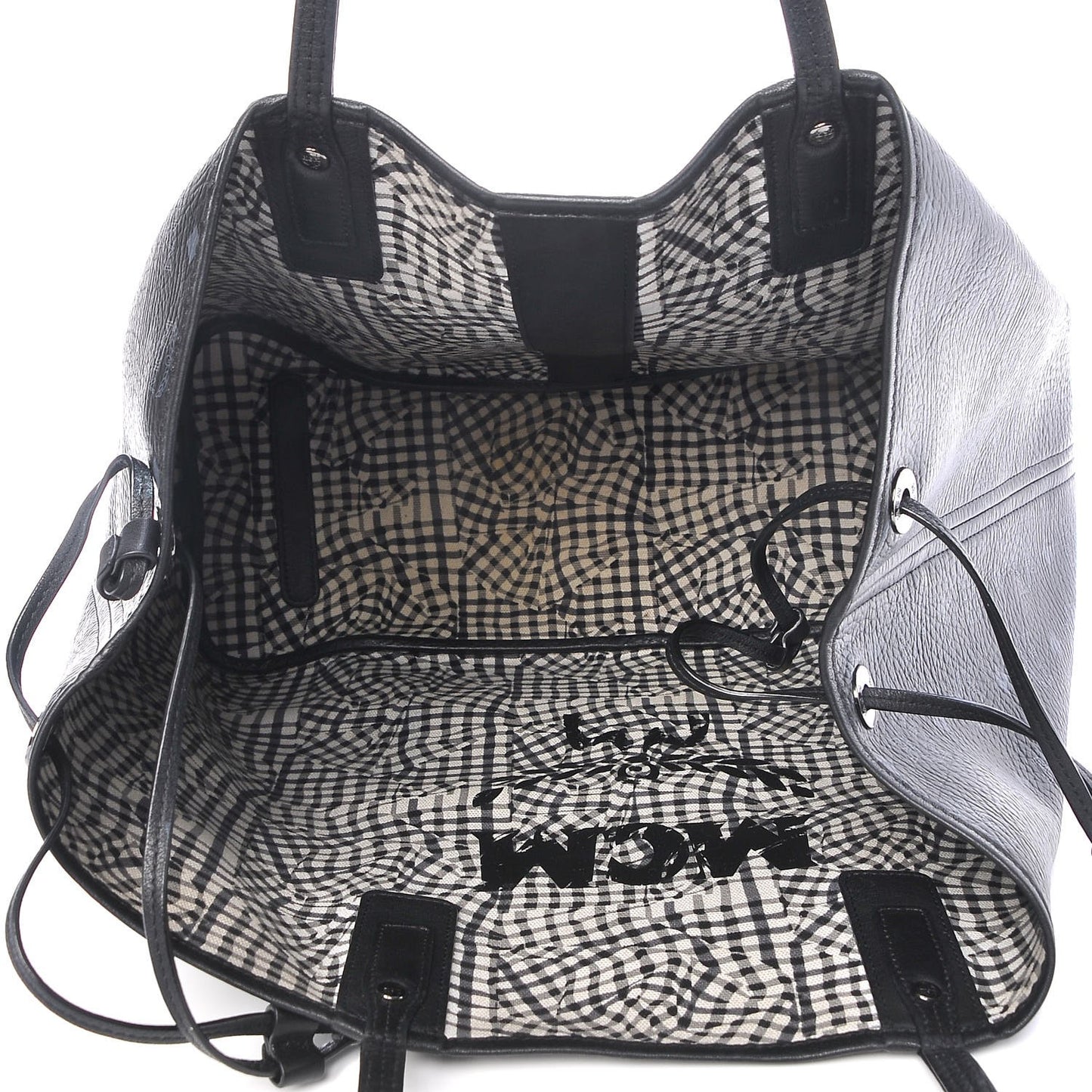 Visetos Large Liz Reversible Shopper Tote Black