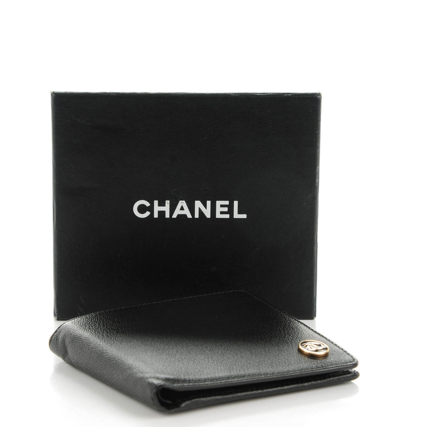 Caviar CC Bi-Fold Wallet Black