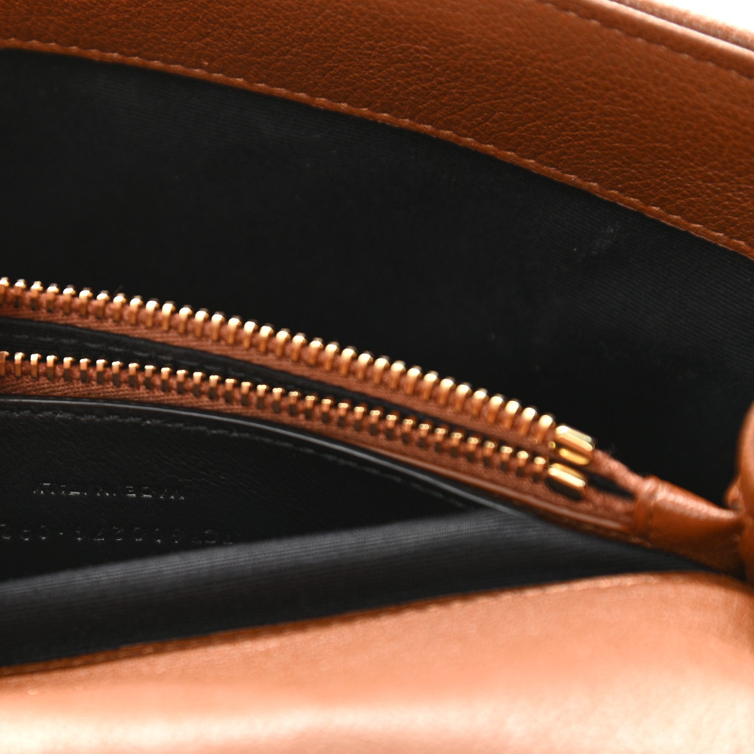 Saint Laurent Sheepskin Matelasse Chevron Monogram Medium College Bag Brick 7 of 11