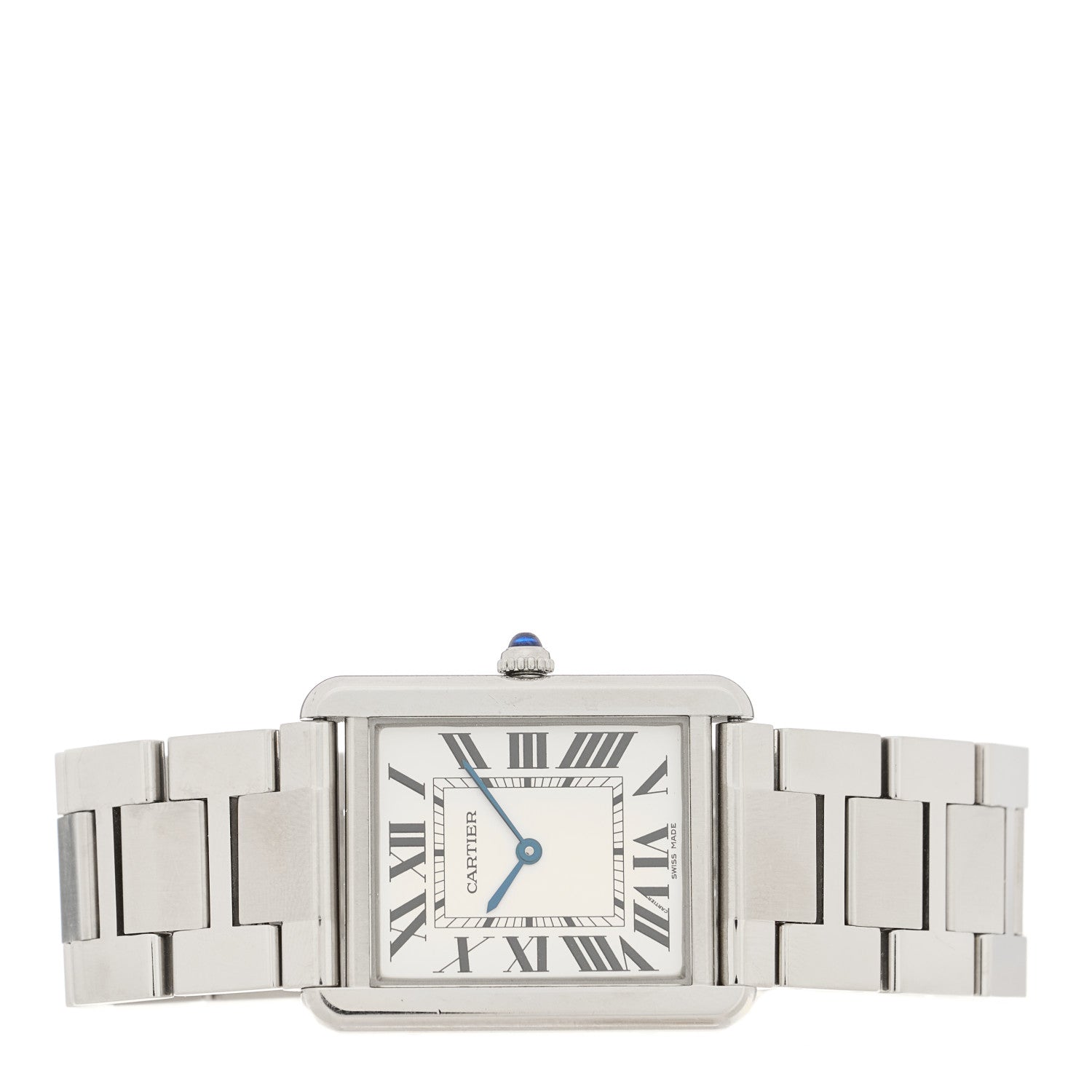 Cartier Stainless Steel 27mm Tank Solo Quartz Watch 2 of 5