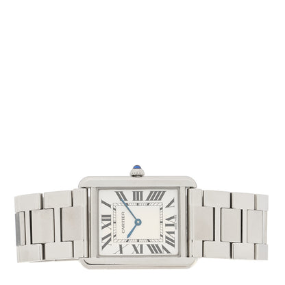 Cartier Stainless Steel 27mm Tank Solo Quartz Watch 2 of 5