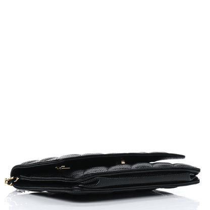 Chanel Caviar Quilted Wallet On Chain WOC Black 3 of 5