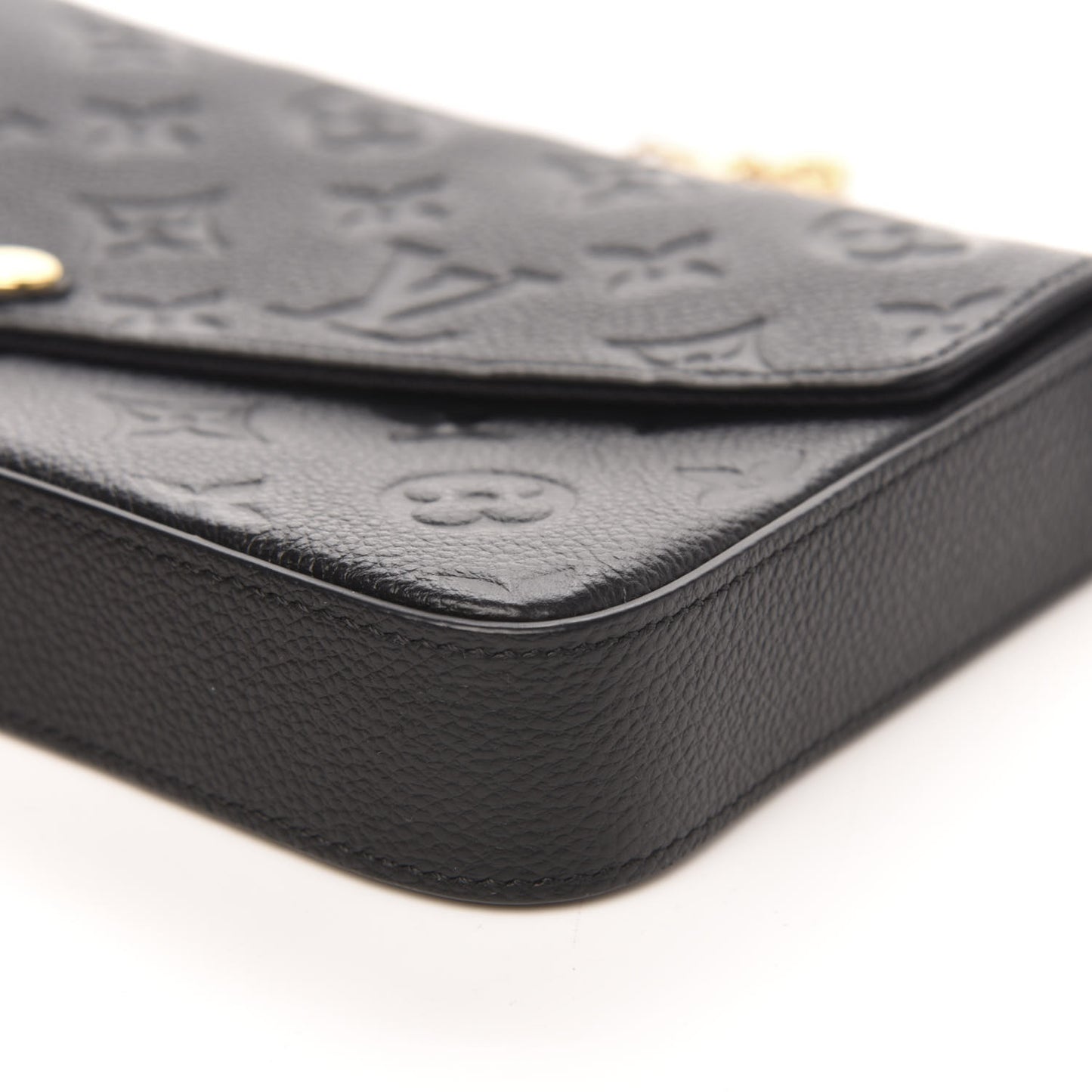 Empreinte Pochette Felicie Chain Wallet Black