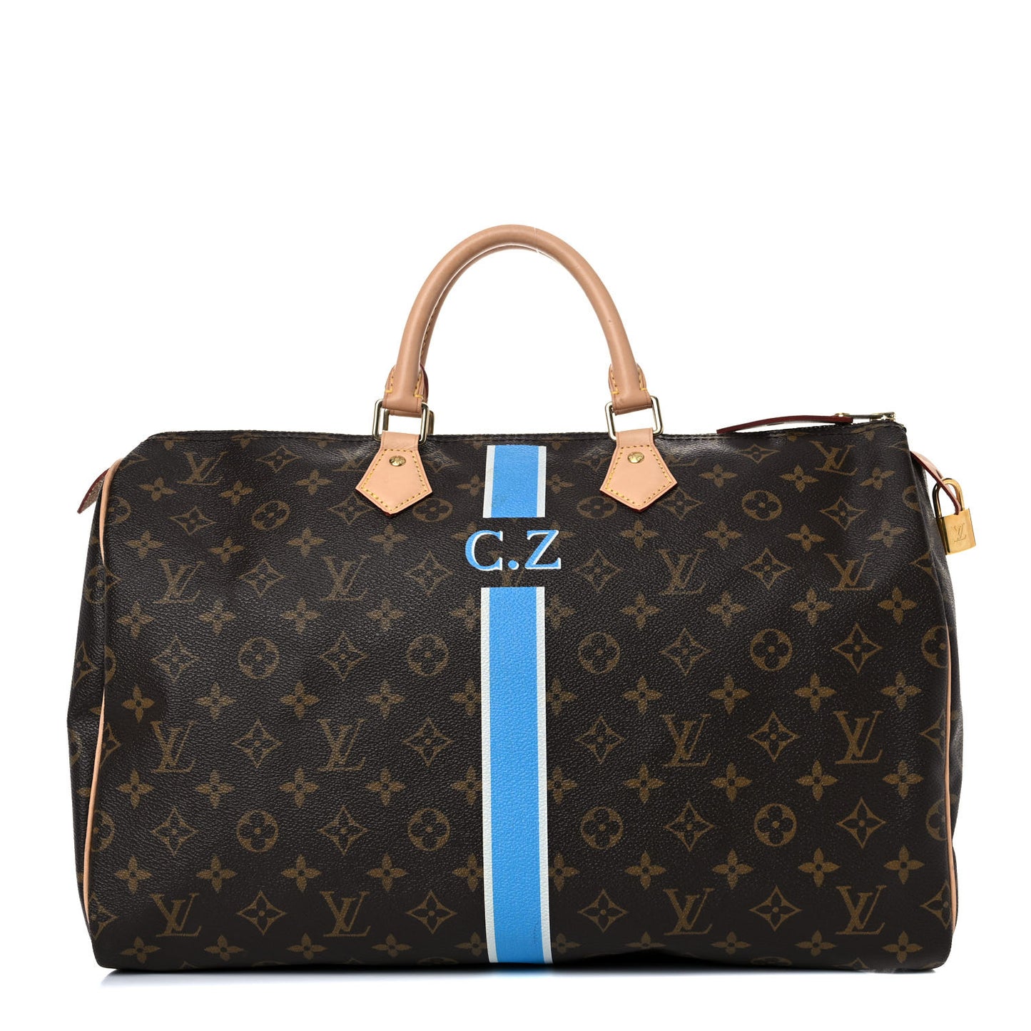 Monogram My LV Heritage Speedy 40 Blue White