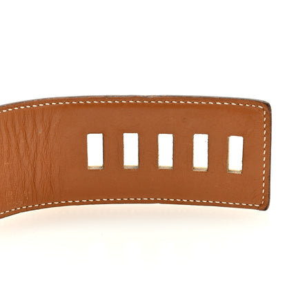 Hermes Epsom Collier De Chien CDC Belt 66 Gold 4 of 6