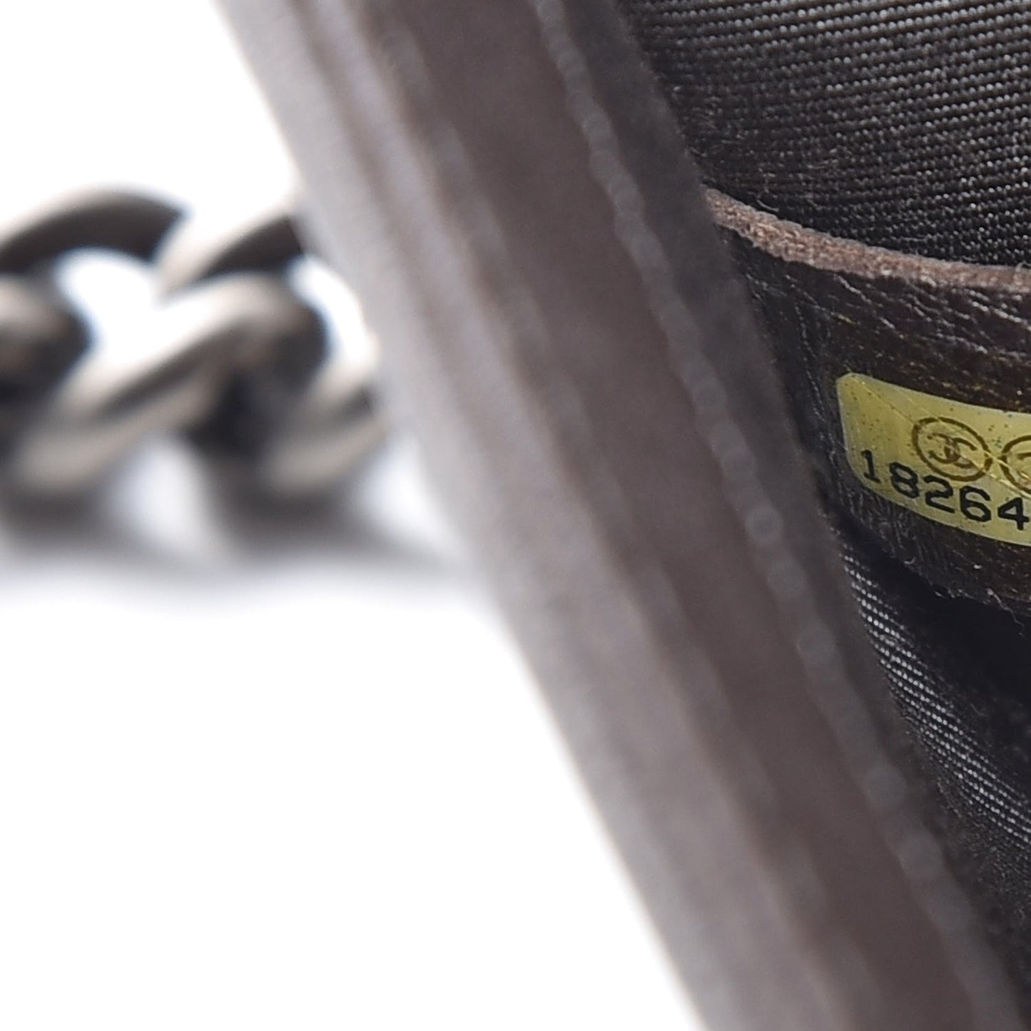 Calfskin Quilted Small Boy Flap Grey