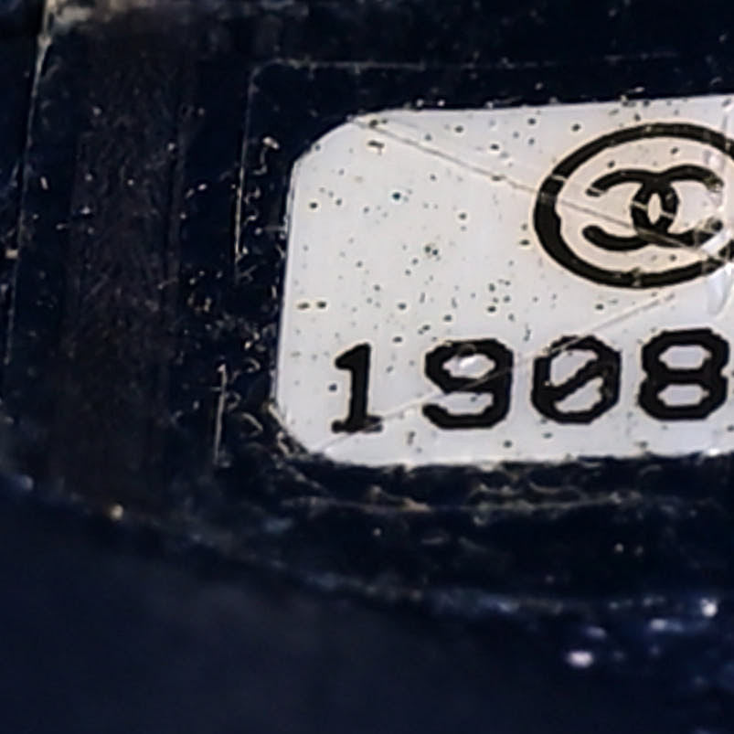 Chanel Caviar Quilted Medium Double Flap Navy 7 of 13