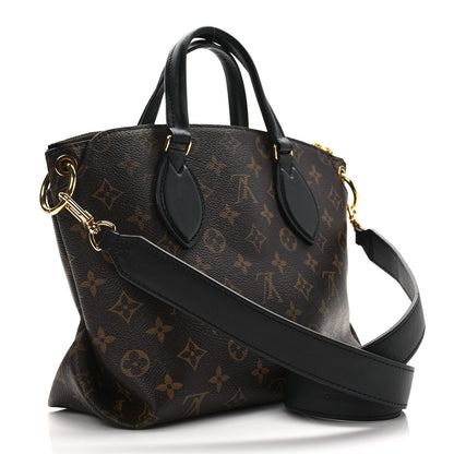 Louis Vuitton Monogram Flower Zipped Tote PM Black 3 of 8