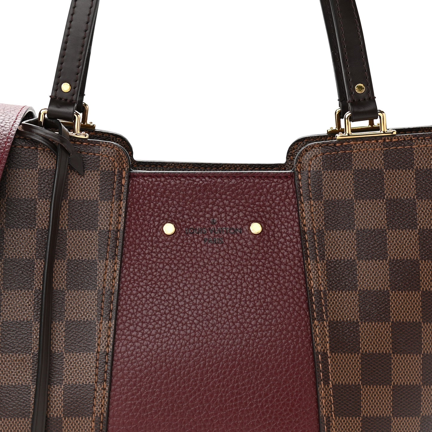 Damier Ebene Taurillon Jersey Bordeaux