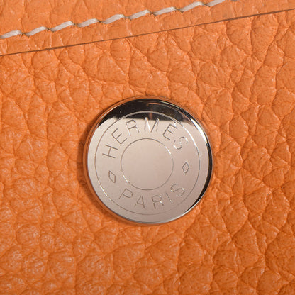 Hermes Vache Country Garden Party Tote 36 MM Moutarde 9 of 13