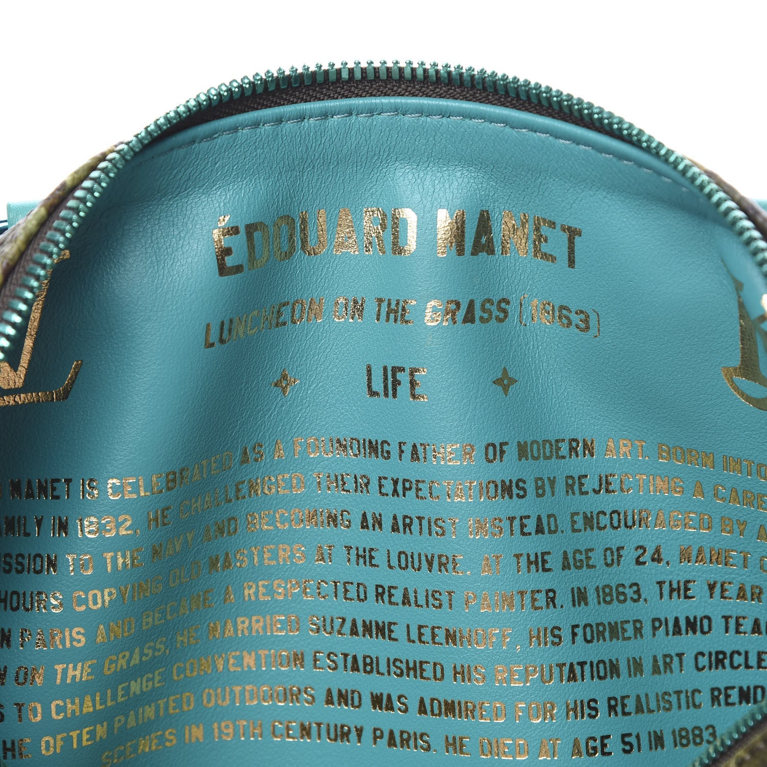 Louis Vuitton Masters Manet Speedy 30 8 of 15