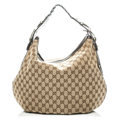 Gucci Monogram Medium Pelham Hobo Dark Brown 1 of 9