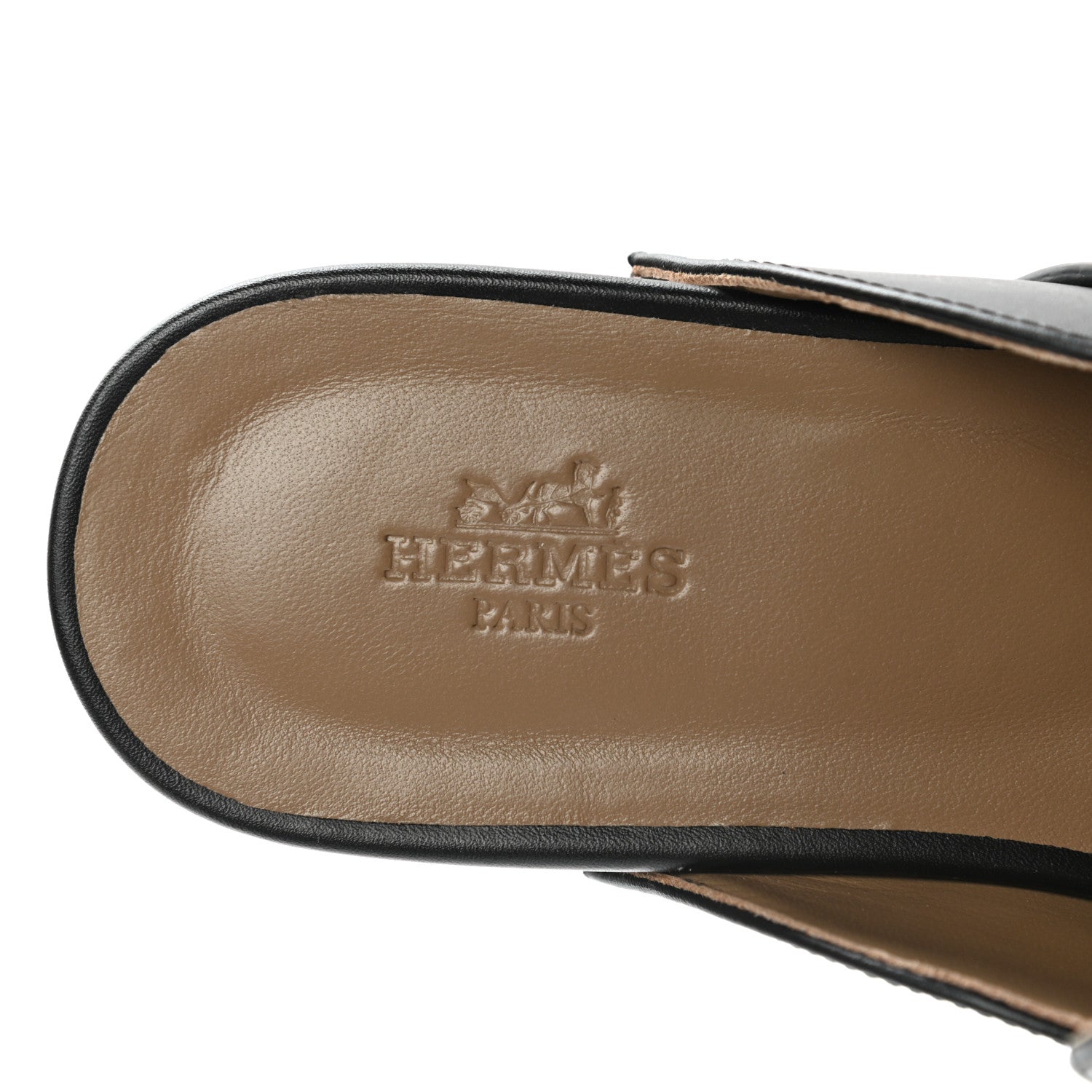 Hermes Calfskin Carlotta Mules 37 Black 7 of 9