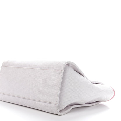 Chanel Canvas Medium Deauville Tote Pink 10 of 11