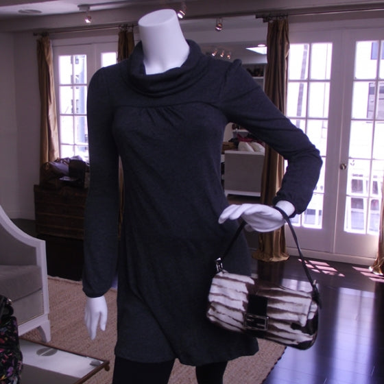 Fendi Calf Hair Zebra Print Baguette Handbag Bag 2 of 14