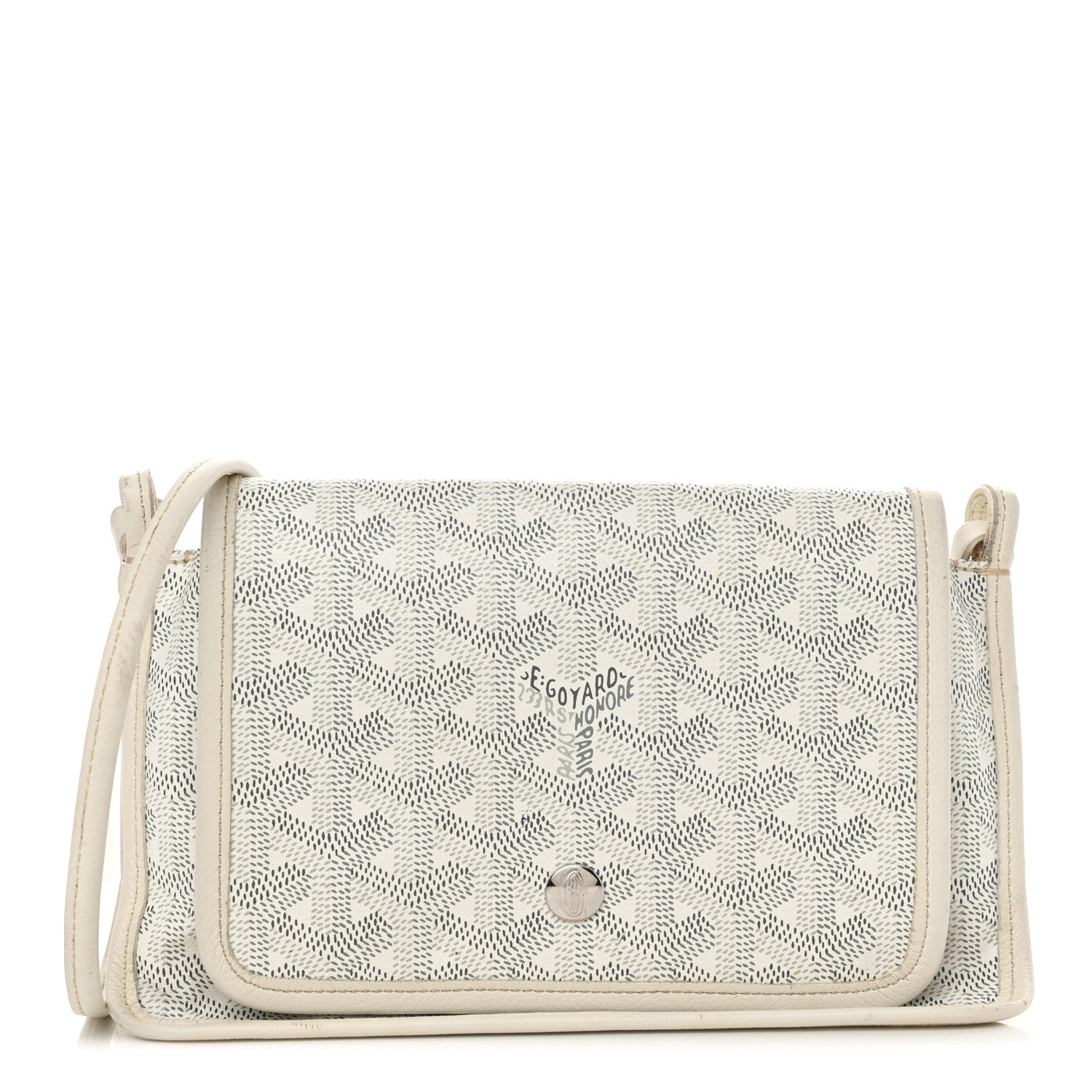 Goyard Goyardine Plumet Wallet Clutch White 1 of 21