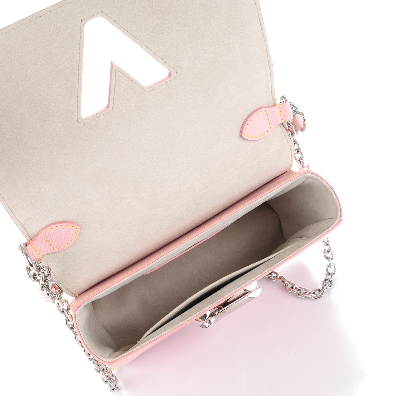 Louis Vuitton Epi Twist Shoulder Bag MM Rose Ballerine 6 of 10