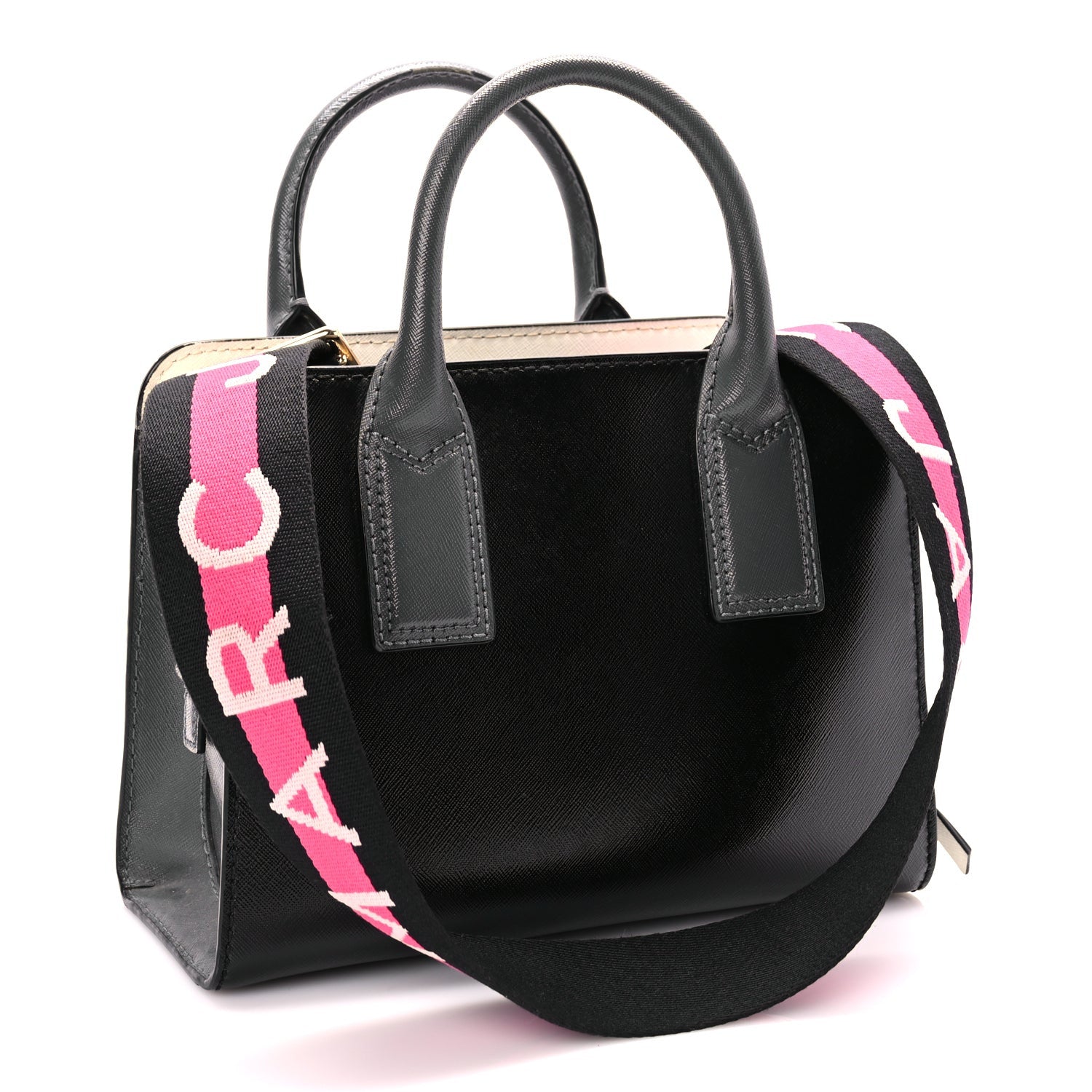 Marc Jacobs Saffiano Snapshot Tote Black Multicolor 2 of 7