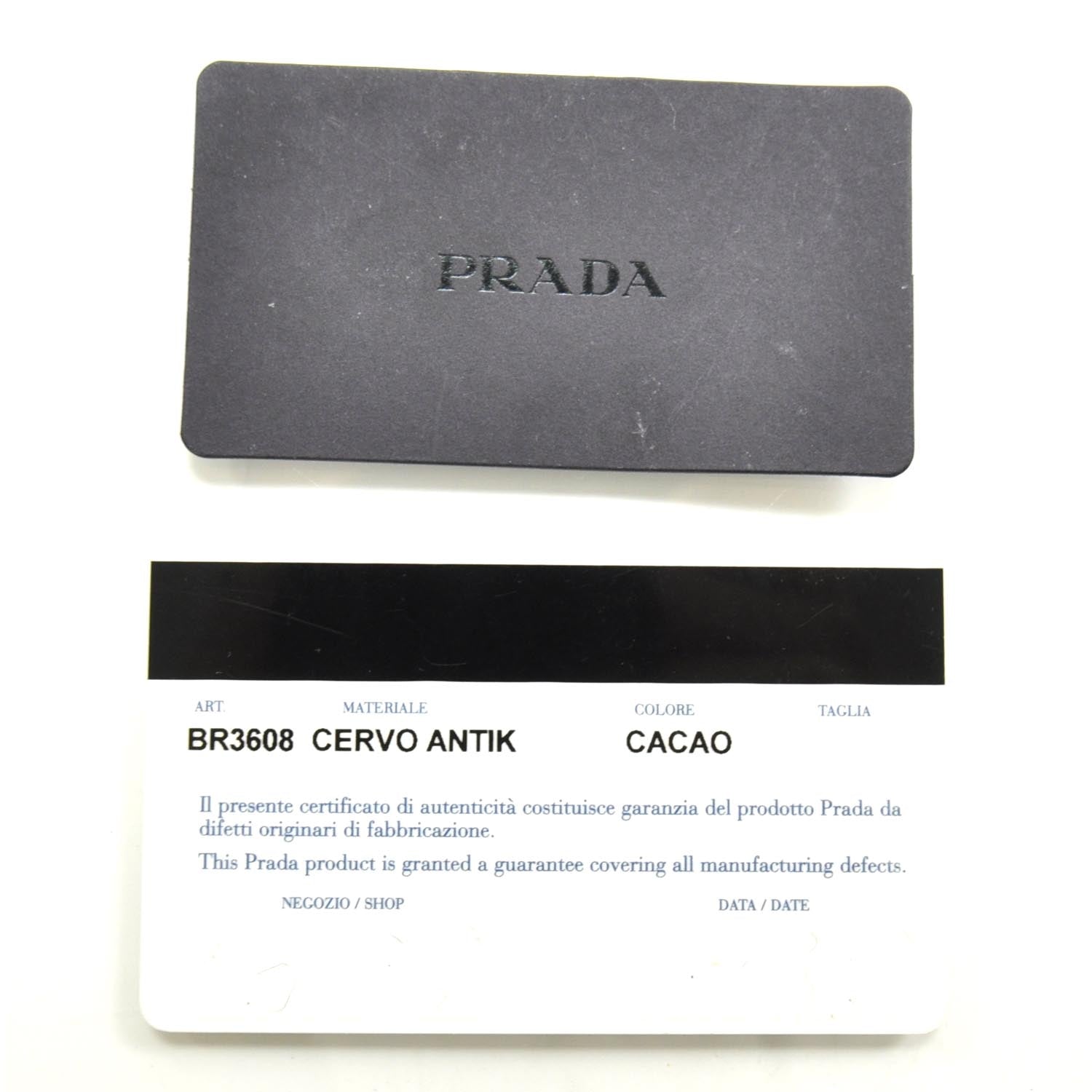 Prada Cervo Antik Shoulder Bag Cacao 11 of 11