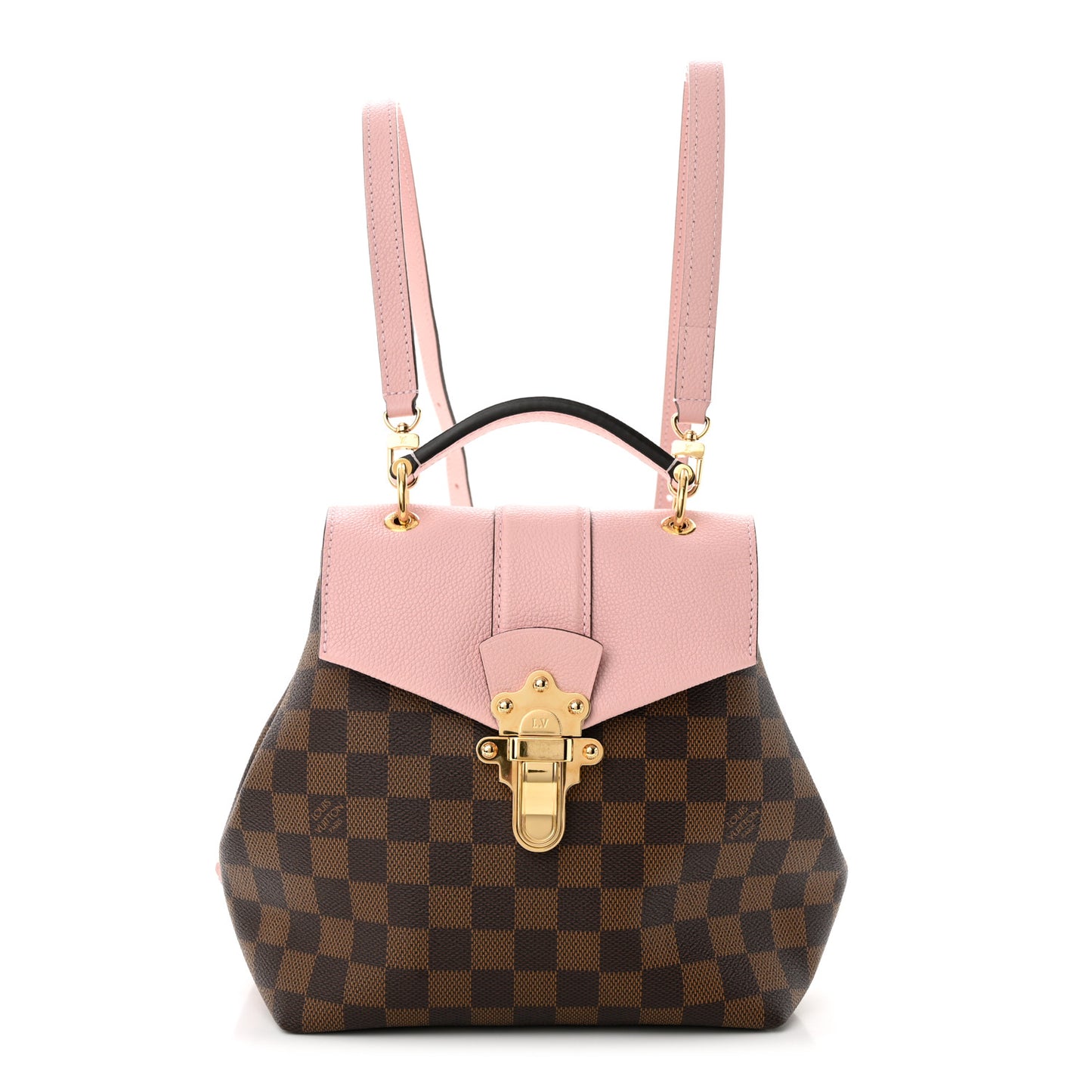 Damier Ebene Clapton Backpack Magnolia