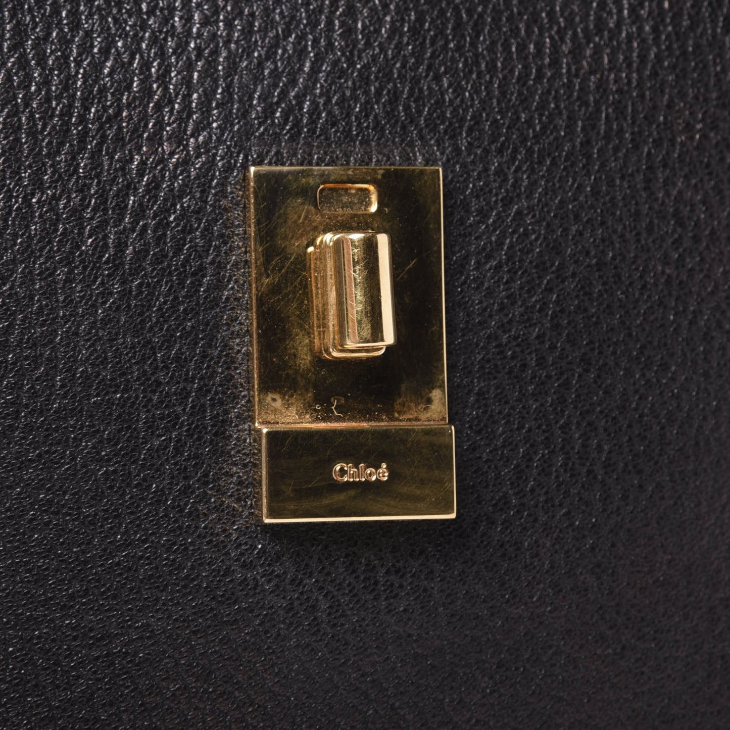 Grained Lambskin Drew Shoulder Bag Black