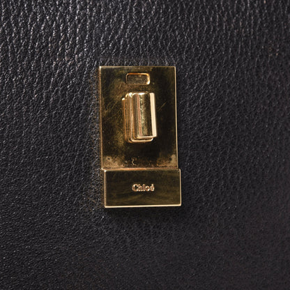 Chloe Grained Lambskin Drew Shoulder Bag Black 11 of 12