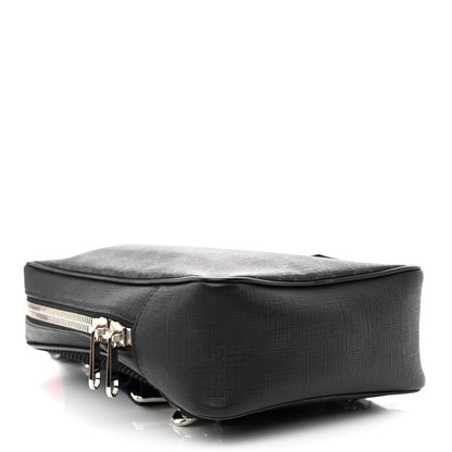 Gucci GG Supreme Monogram Web Belt Bag Black Grey 4 of 10