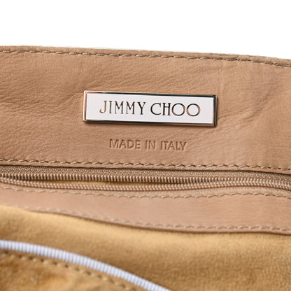 Jimmy Choo Calfskin Shoulder Bag Beige 5 of 5