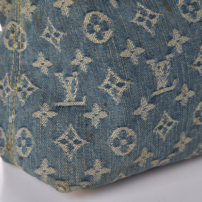 Louis Vuitton Monogram Denim Baggy PM Blue 13 of 22