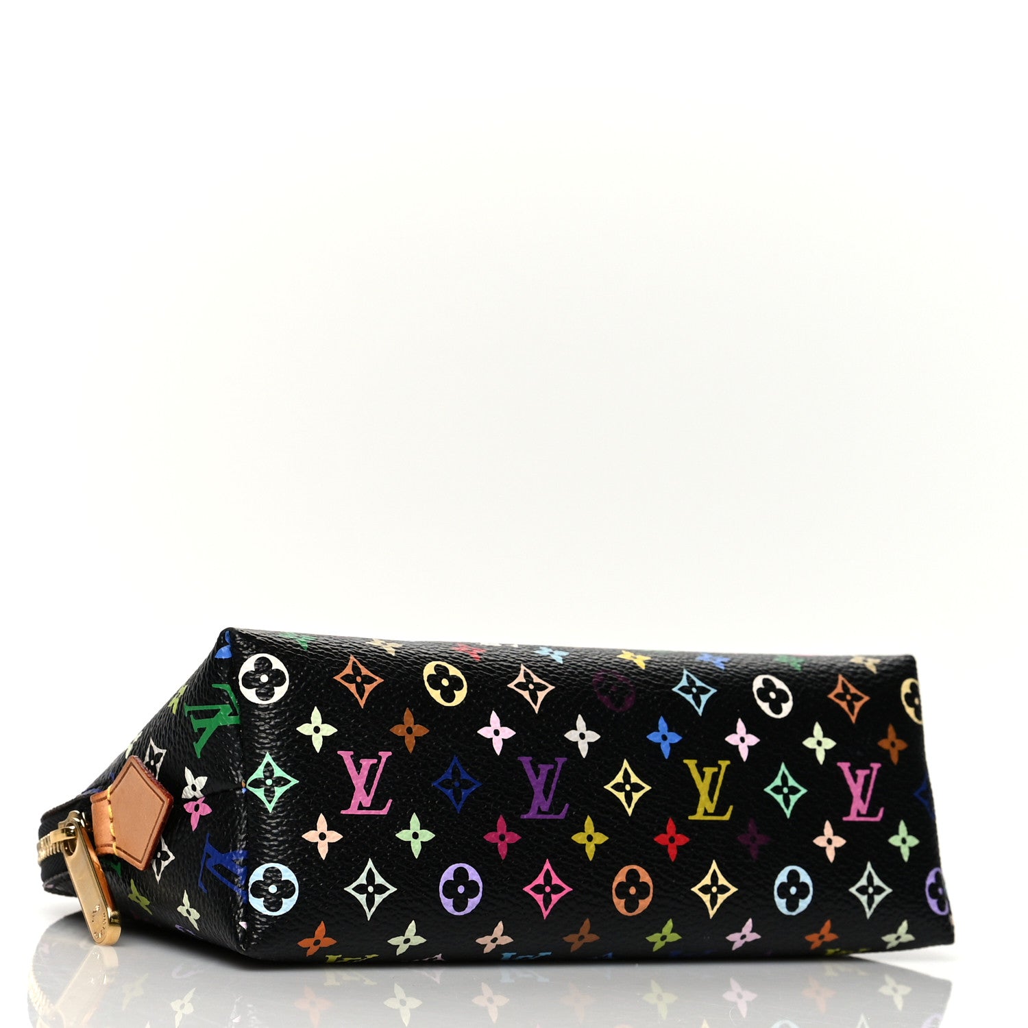 Louis Vuitton Monogram Multicolor Cosmetic Pouch Black Grenade 4 of 9