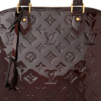Louis Vuitton Vernis Alma PM Amarante 8 of 10