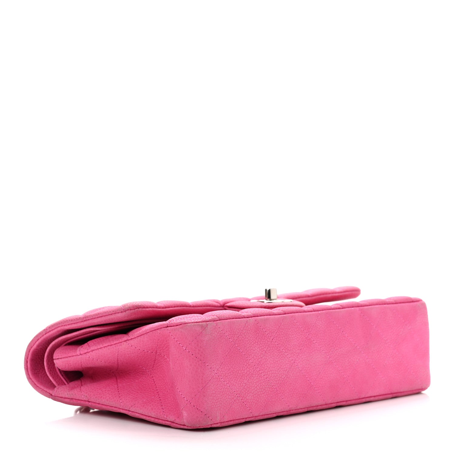 Chanel Iridescent Caviar Quilted Medium Double Flap Pink 4 of 10