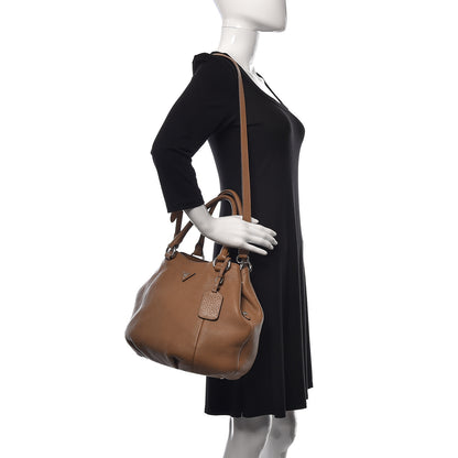 Prada Vitello Daino Tote Sesamo 2 of 25