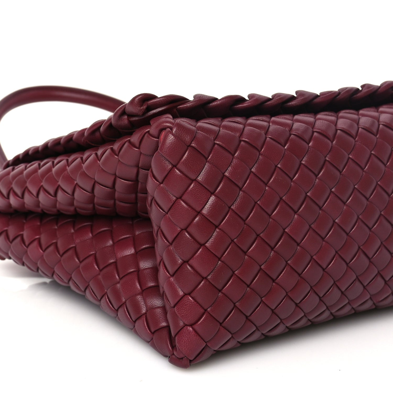 Bottega Veneta Nappa Intrecciato Patti Top Handle Bag Barolo 7 of 8