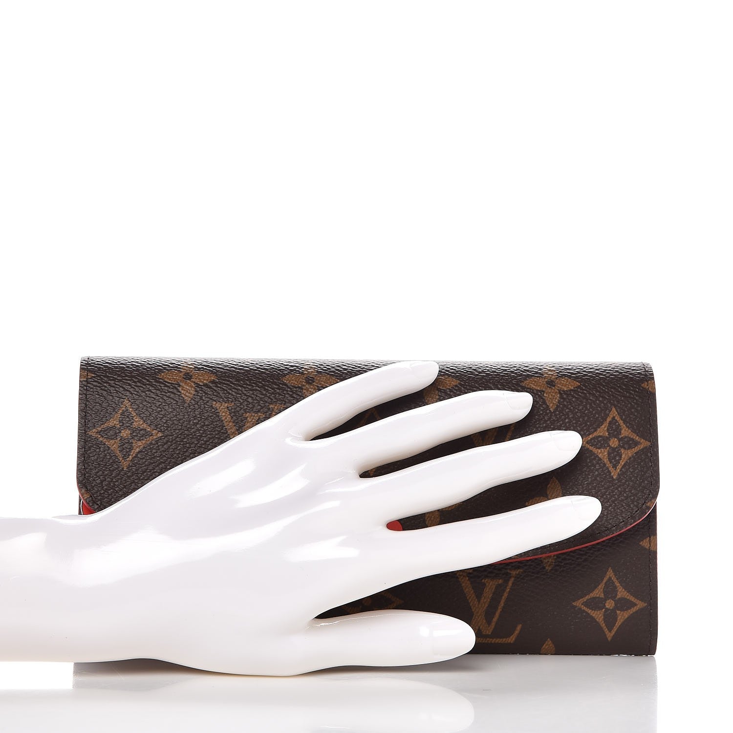 Louis Vuitton Monogram Bloom Flower Emilie Wallet Coquelicot 2 of 7