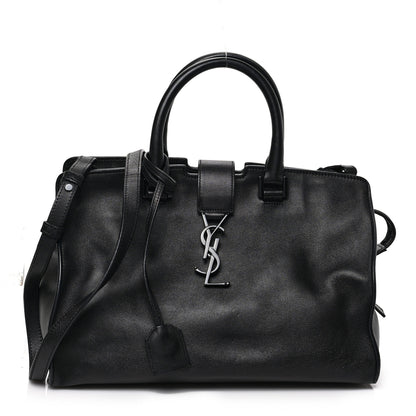 Saint Laurent Smooth Calfskin Small Monogram Cabas Black 1 of 9