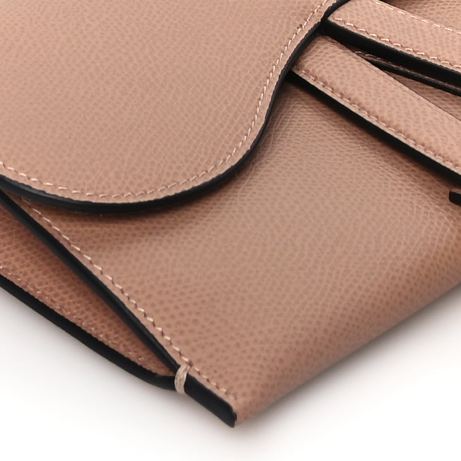 Christian Dior Grained Calfskin Saddle Clutch Fard 7 of 9